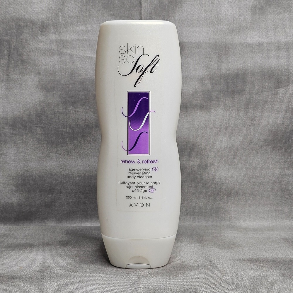AVON Skin So Soft‎ Renew & Refresh Age-Defying Rejuvenating Body Cleanser 8.4 oz